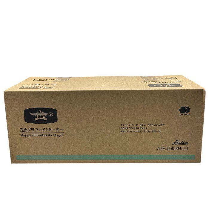 アラジン Aladdin 電気ストーブ 遠赤グラファイトヒーター グリーン AEH-G408N-G 電気 冬 家電 暖房器具 W４