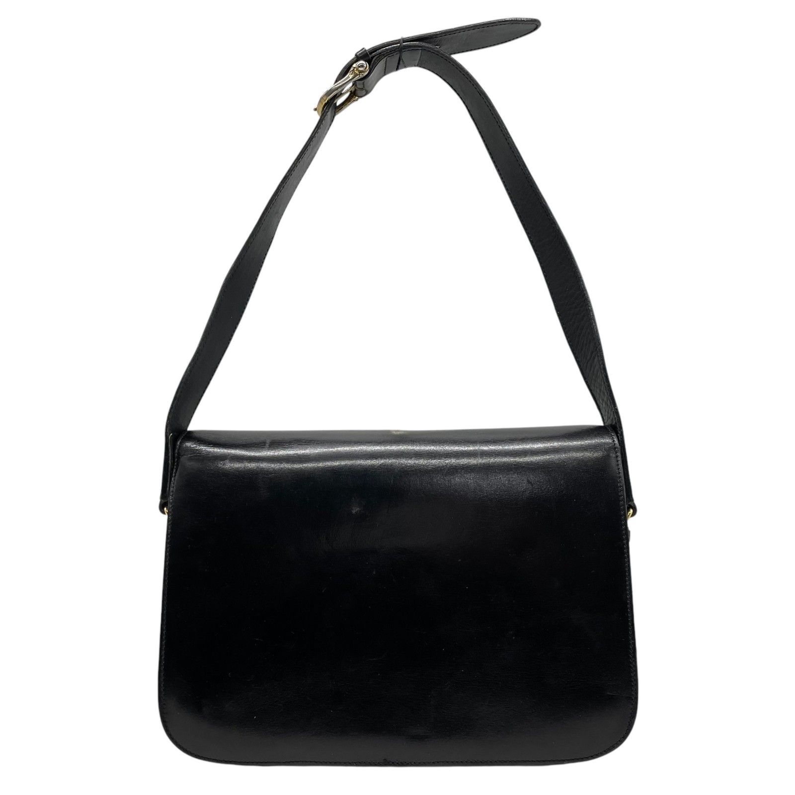 美品 CELINE セリーヌ 馬車金具 ショルダーバッグ ワンショルダー 