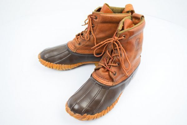 ラクロス LaCrosse SUBURBAN 本革ハンティング ビーンブーツ 25.0 茶 防水性抜群 アウトドア◆-Y019