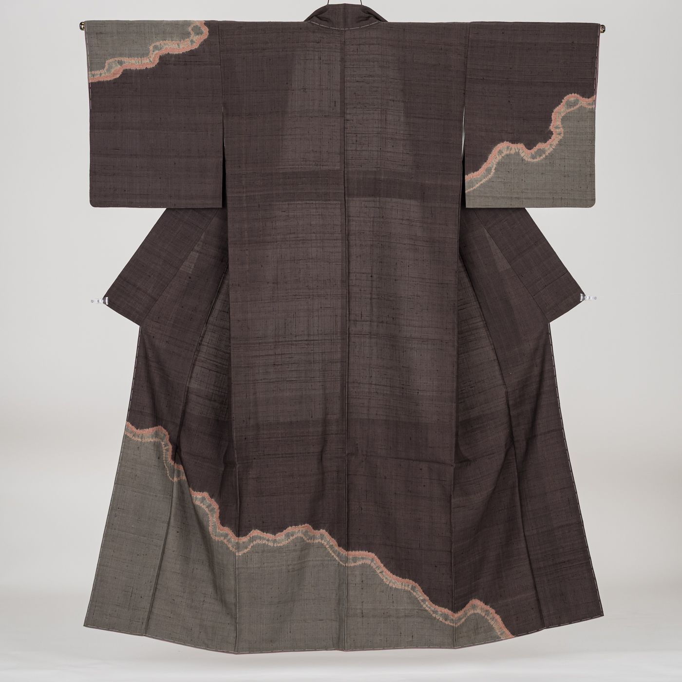 しょうざん紬 訪問着 絞り 霞柄 20%OFFクーポン対象】 【鷹ヶ峰