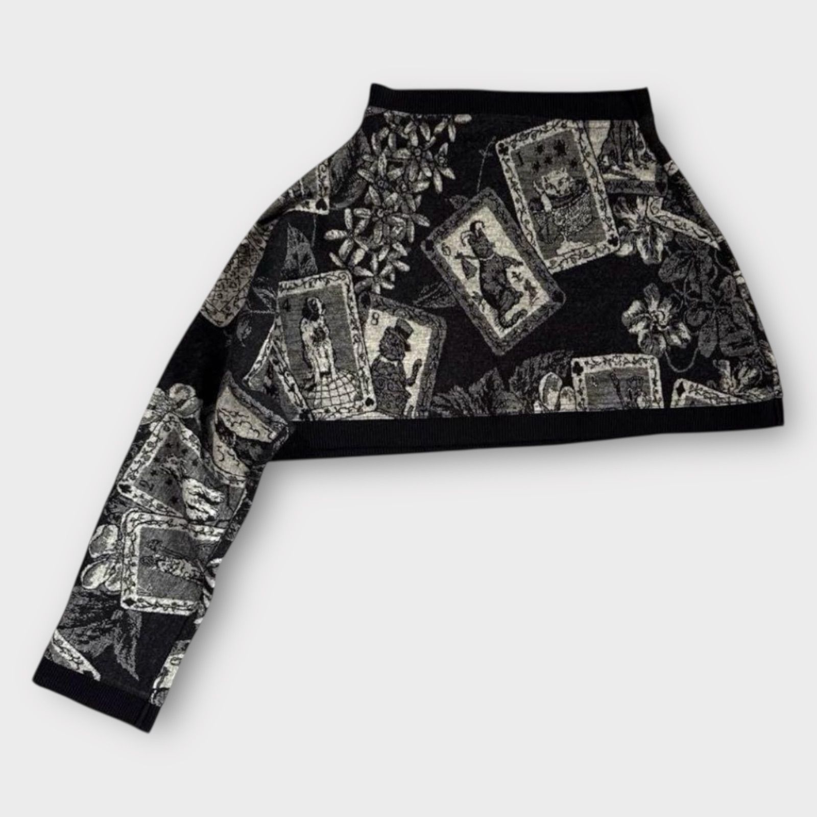 トクコプルミエヴァル ウール100 ニットセーター 変形 長袖 日本製