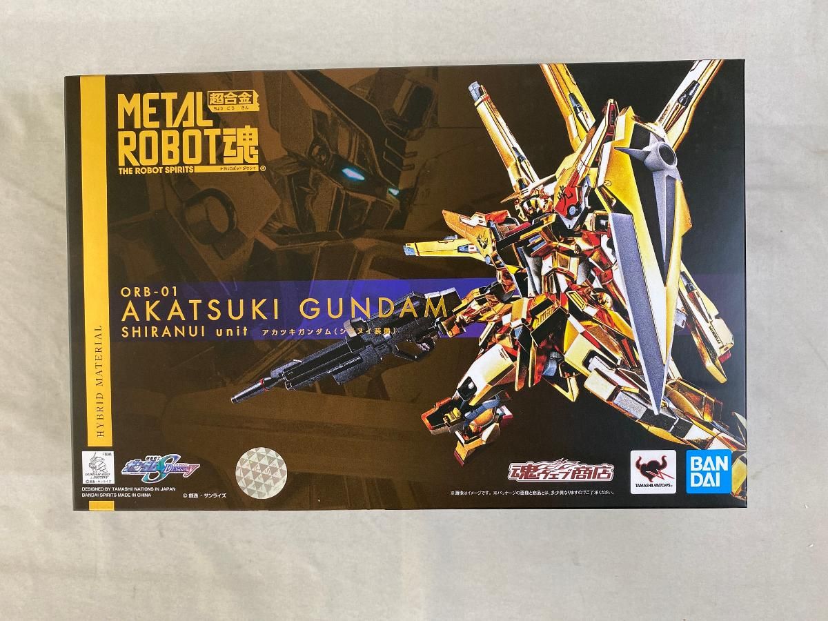 メタルロボット魂 アカツキガンダム（シラヌイ装備） Amazon | METAL ROBOT魂 ＜SIDE MS＞ アカツキ（シラヌイ装備