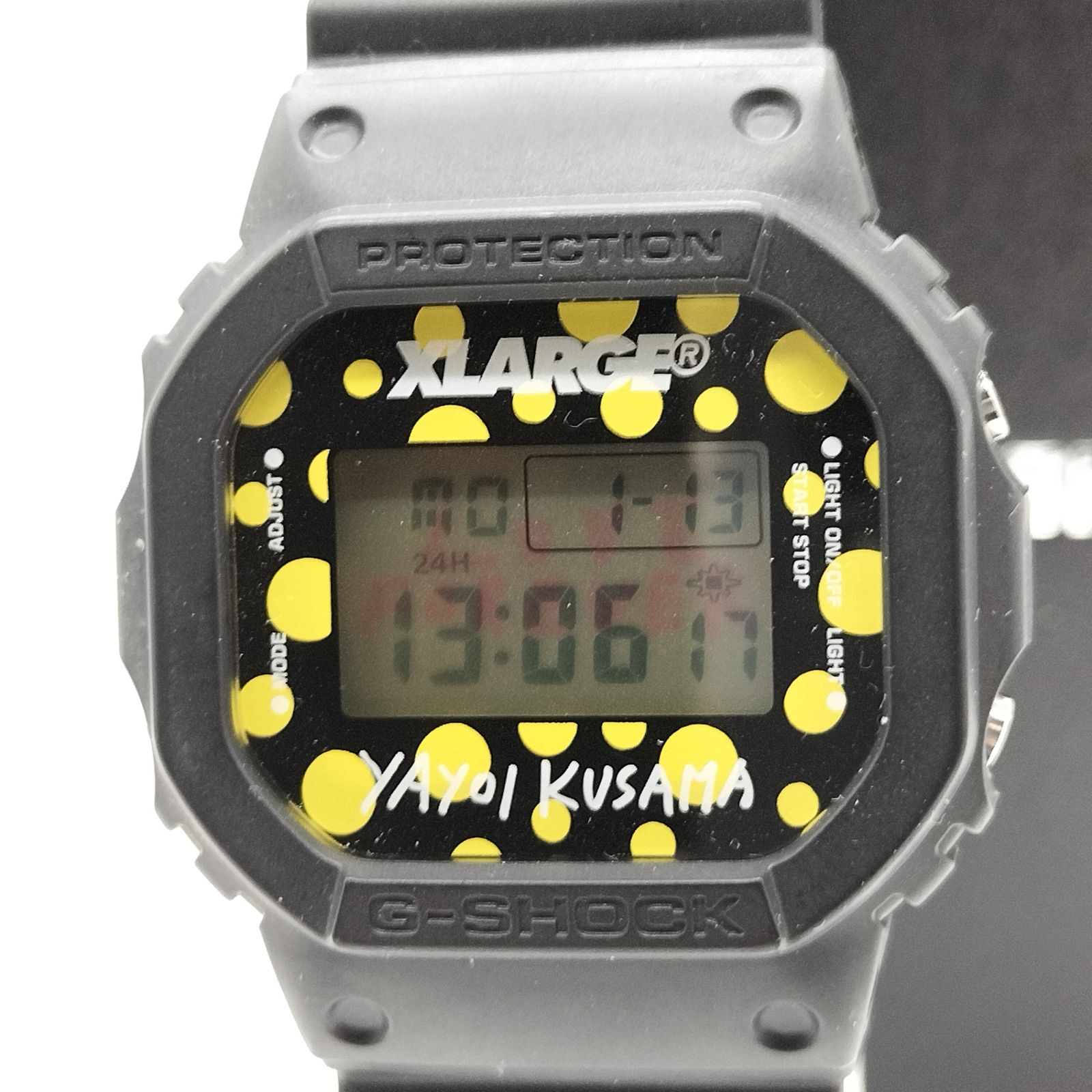 G-SHOCK 草間彌生　kusamayayoi カシオ 新品未使用 草間彌生】CASIO G-SHOCK イエロードット【XLARGE】 【公式通販】