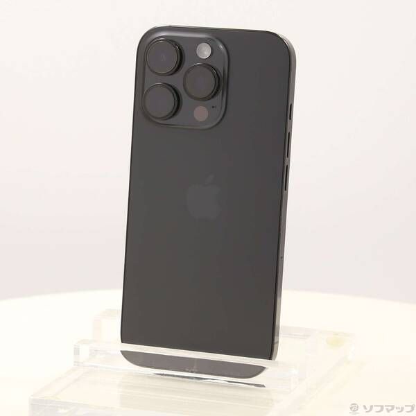 〔 品〕 iPhone16 Pro 256GB ブラックチタニウム MYN03J A SIMフリー 349