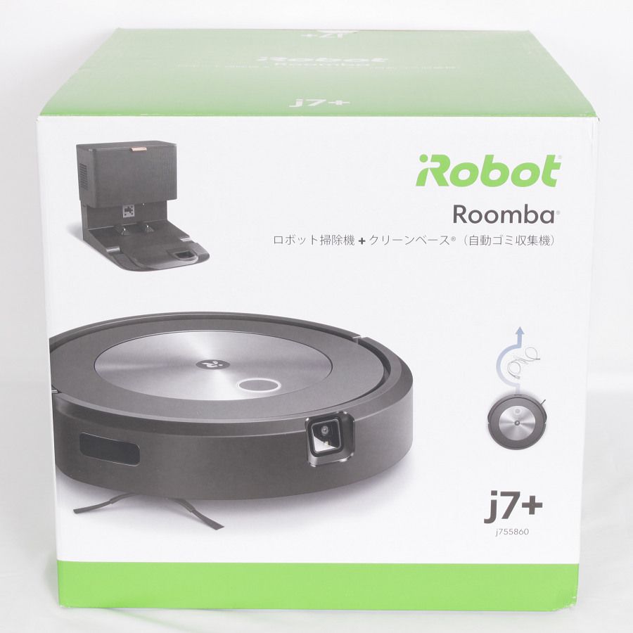 新品】iRobot ルンバ j7+ j755860 ロボット掃除機 物体認識 自動ゴミ 