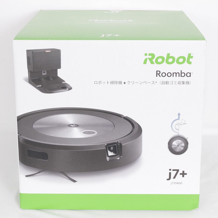 新品】iRobot ルンバ j7+ j755860 ロボット掃除機 物体認識 自動ゴミ