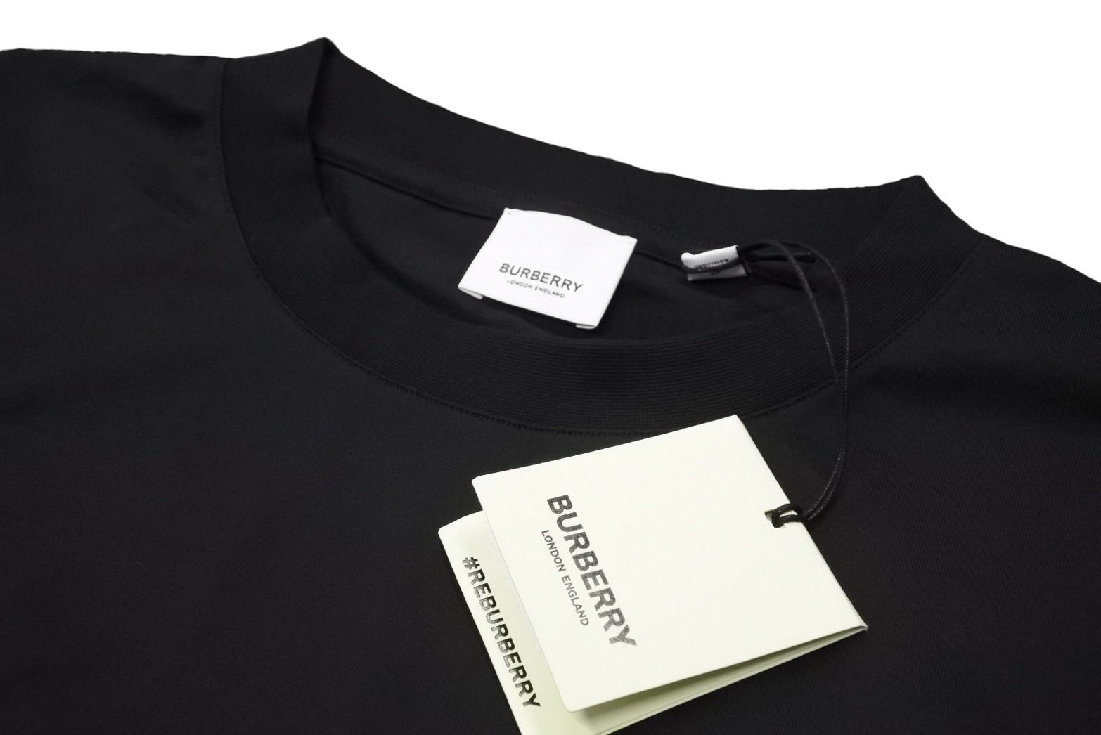 美品 BURBERRY London 半袖カットソー ブラック サイズ2 - Tシャツ