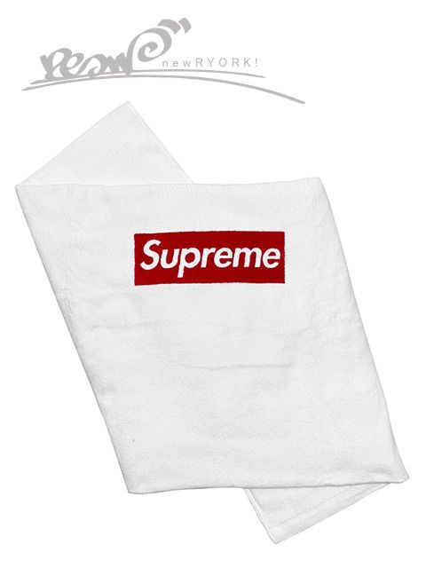 M*︎様 Supreme ホワイト バスタオル　新品 送料無料 メンズ レディース タオル ホワイト Supreme