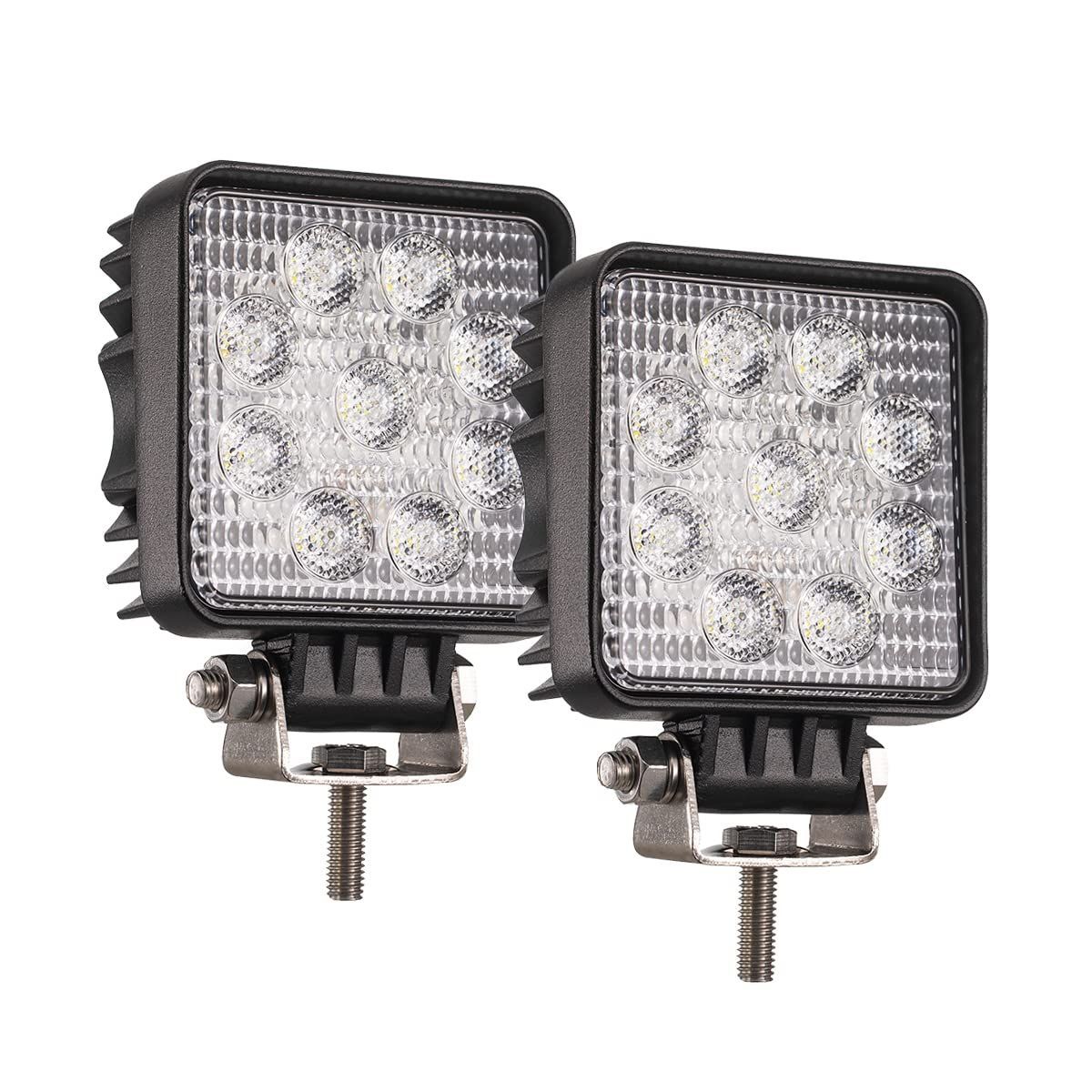 Safego ワークライト 72W LED 作業灯 ワークライト 狭角30度 ワークライト Safego 42W LED ワークライト作業灯 丸形 広角 60度 ワークライト LED車外灯農業機械 オフロード車両や公園 庭の照明など フォグランプ 汎用 防水・防塵・耐震・長寿命 ホワイト 6000