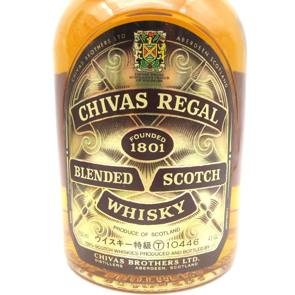 Chivas Regal シーバスリーガル ウイスキー 12年 特級 旧旧