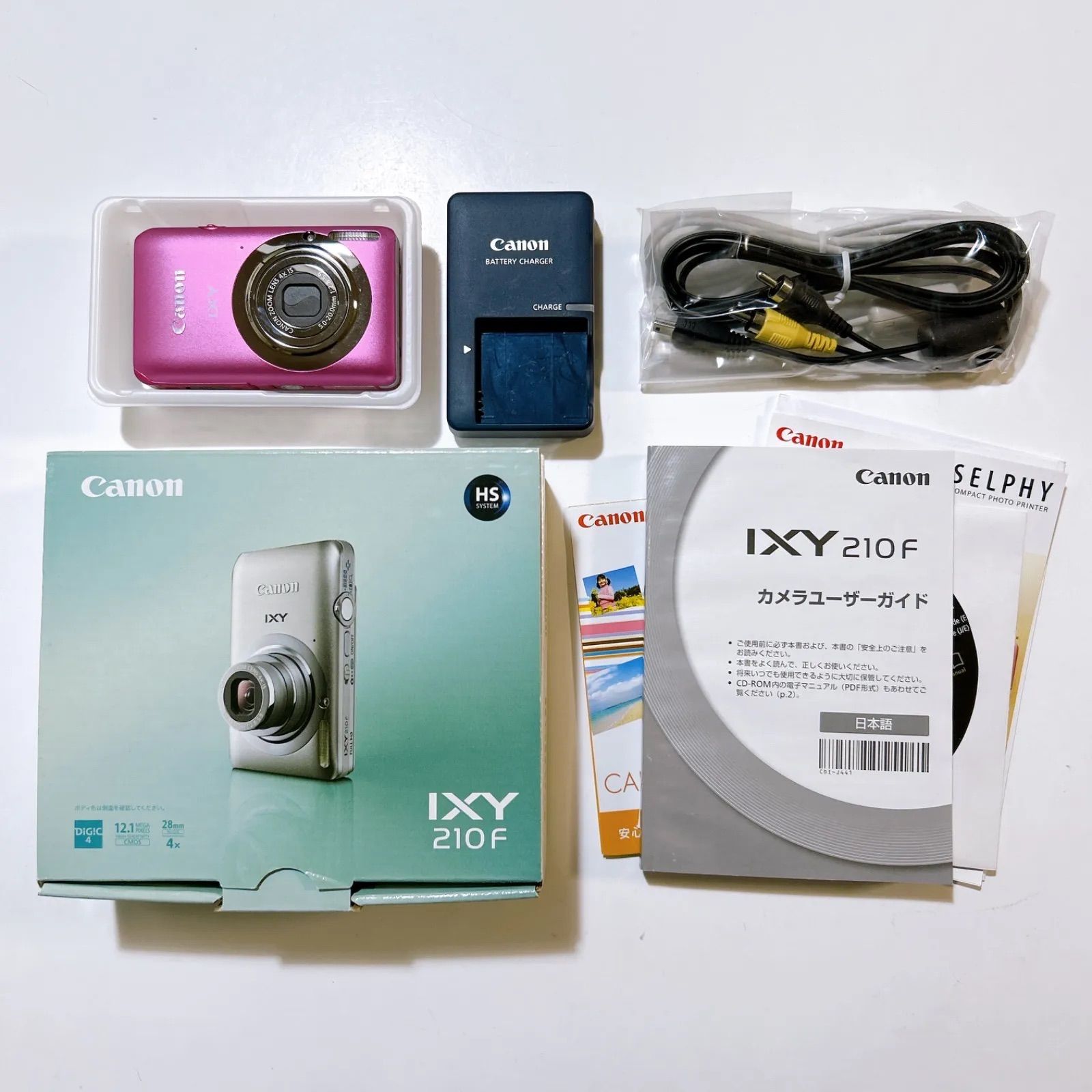 キャノン IXY 210F Canon ピンク 美品 使用回数少なめ デジカメ 動作確認済み 稼働品 管理番号KKVRA05