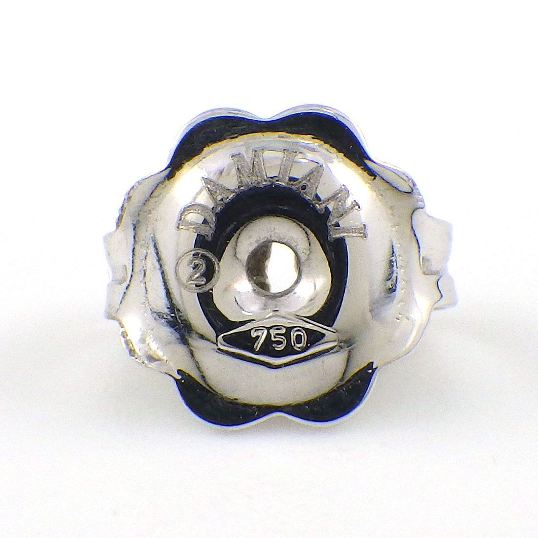 ダミアーニ みじかい ピアス ベルエポック K18WG シルバー 750