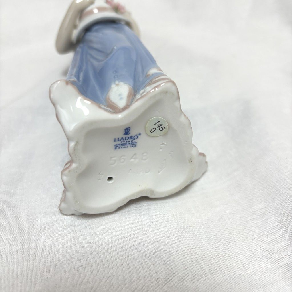 LLADRO リヤドロ／少女コートニィ　5648／フィギュリン LLADRO 【並行輸入品】 リヤドロ 少女コートニィ 05648 フィギュ