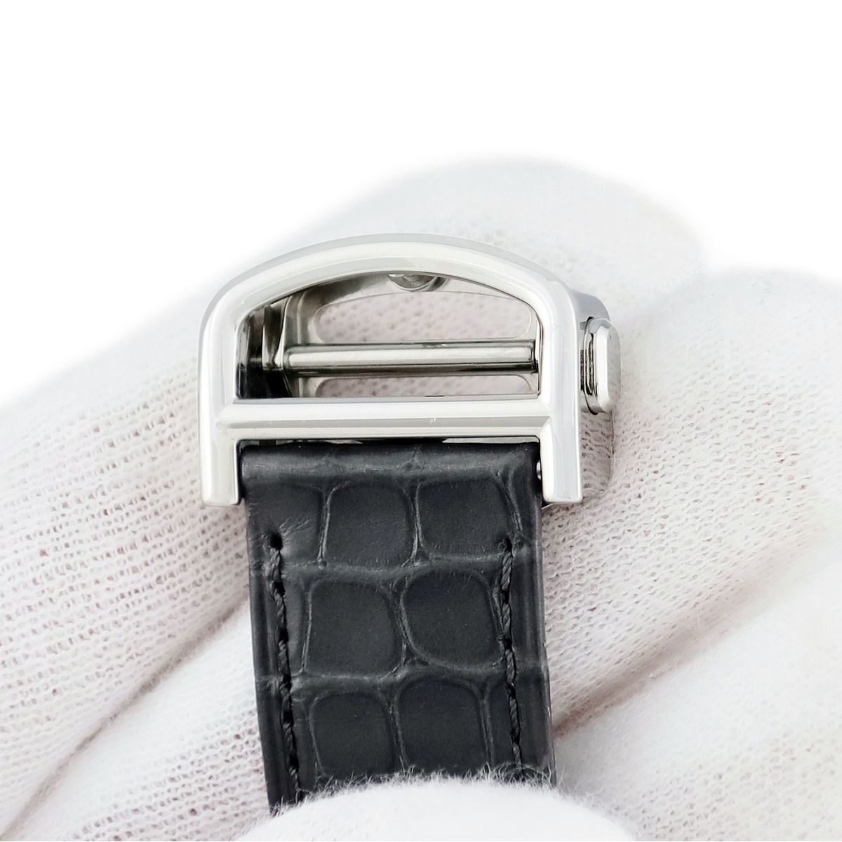 カルティエ Cartier 腕時計パーツ パシャ用 クロコバンド クロコダイル 