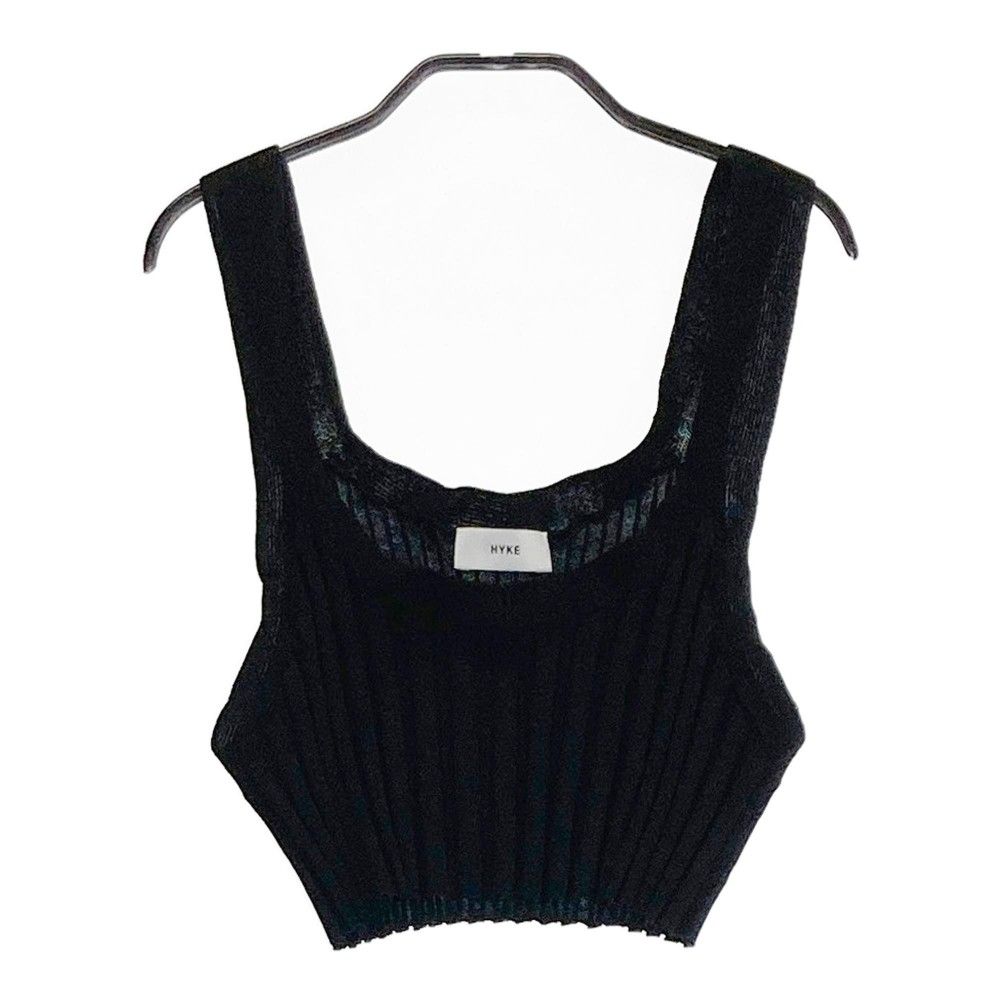 【HYKE ハイク】ビスチェ HYKE ハイク 231-11300 23SS WIDE RIBBED BUSTIER リブニット
