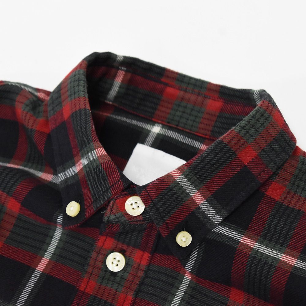 THE NORTH FACE ザ ノースフェイス Shaggy Flannel Shirt メンズ S シャツ シャギー ネルシャツ フランネル チェック ボタンダウン 長袖 レッド系 赤 秋冬