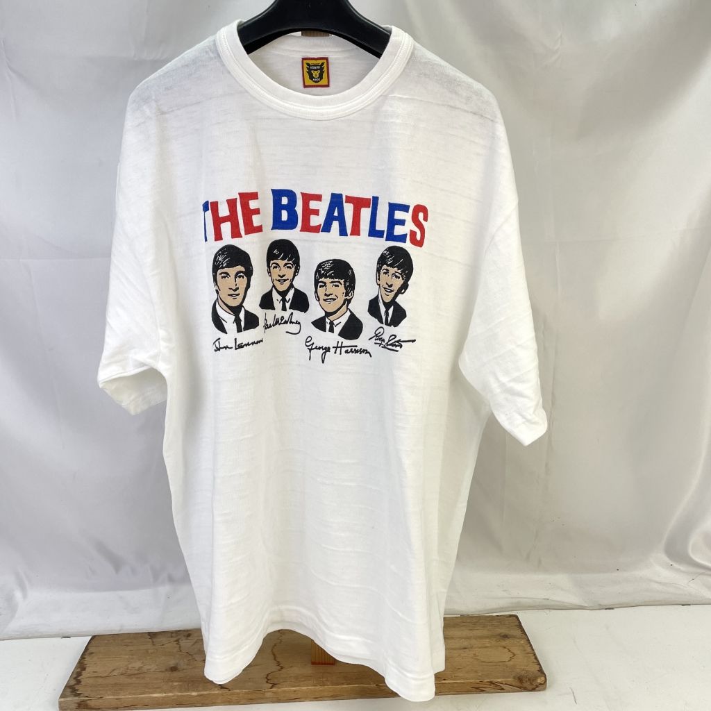 中古】 HUMAN MADE ヒューマンメイド BEATLES T-SHIRT ビートルズTシャツ ホワイト サイズ2XL メンズ 半袖Ｔシャツ  コットン 2024年4月販売品 中古品 01w00063 【結城店】 - メルカリ