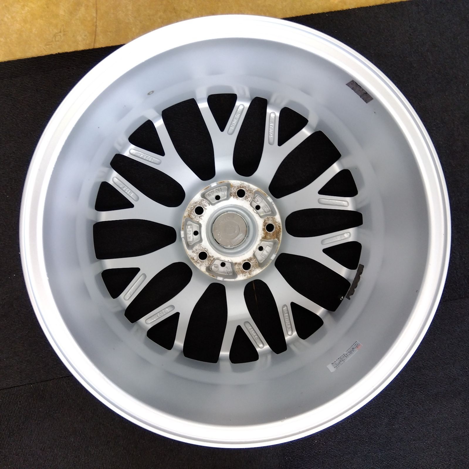 18×8J+42】中古 ホイール 4本セット weds LEONIS MX 18インチ レオニス