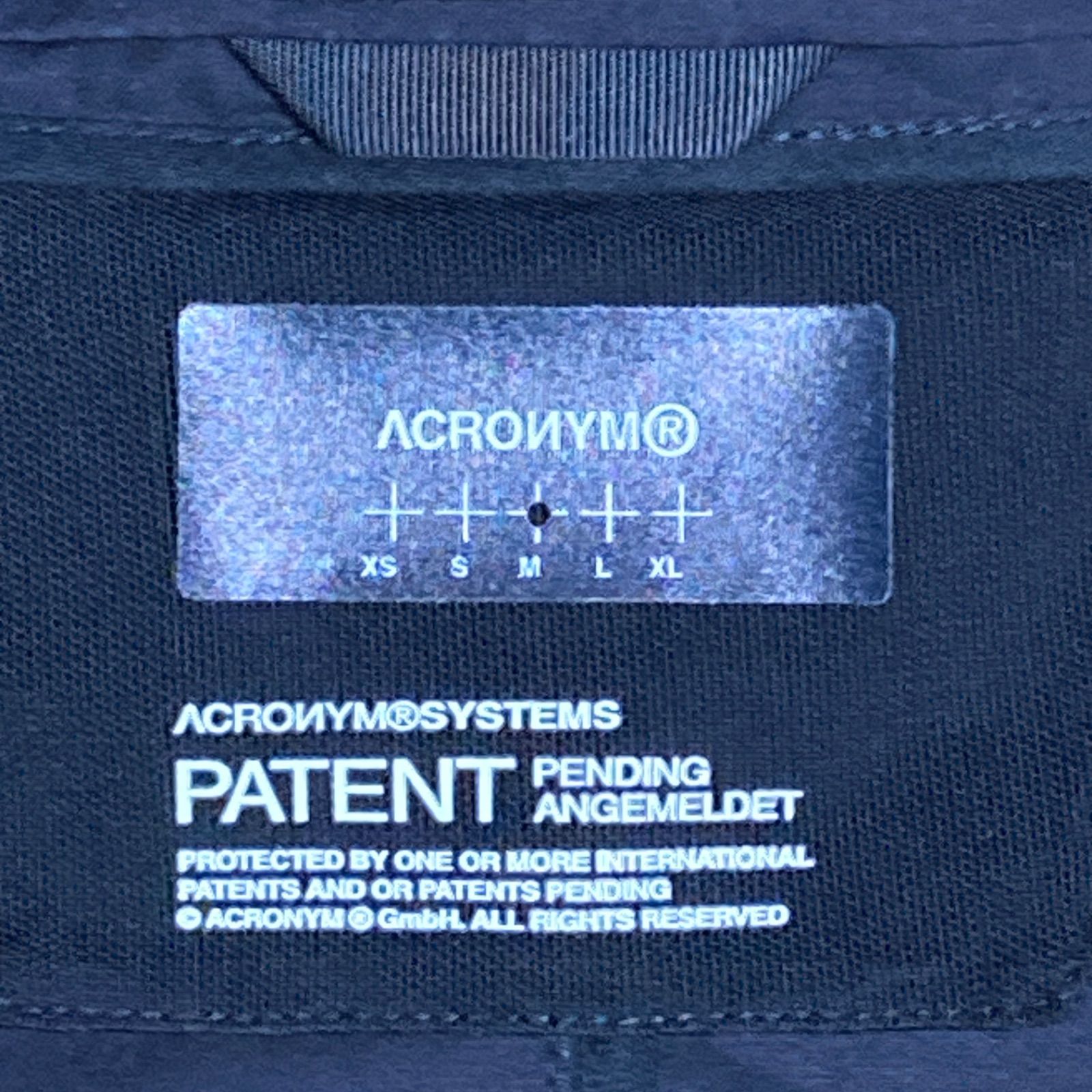 Acronym J36-S Night size M アクロニウム ジャケット - ACRONYM J36 