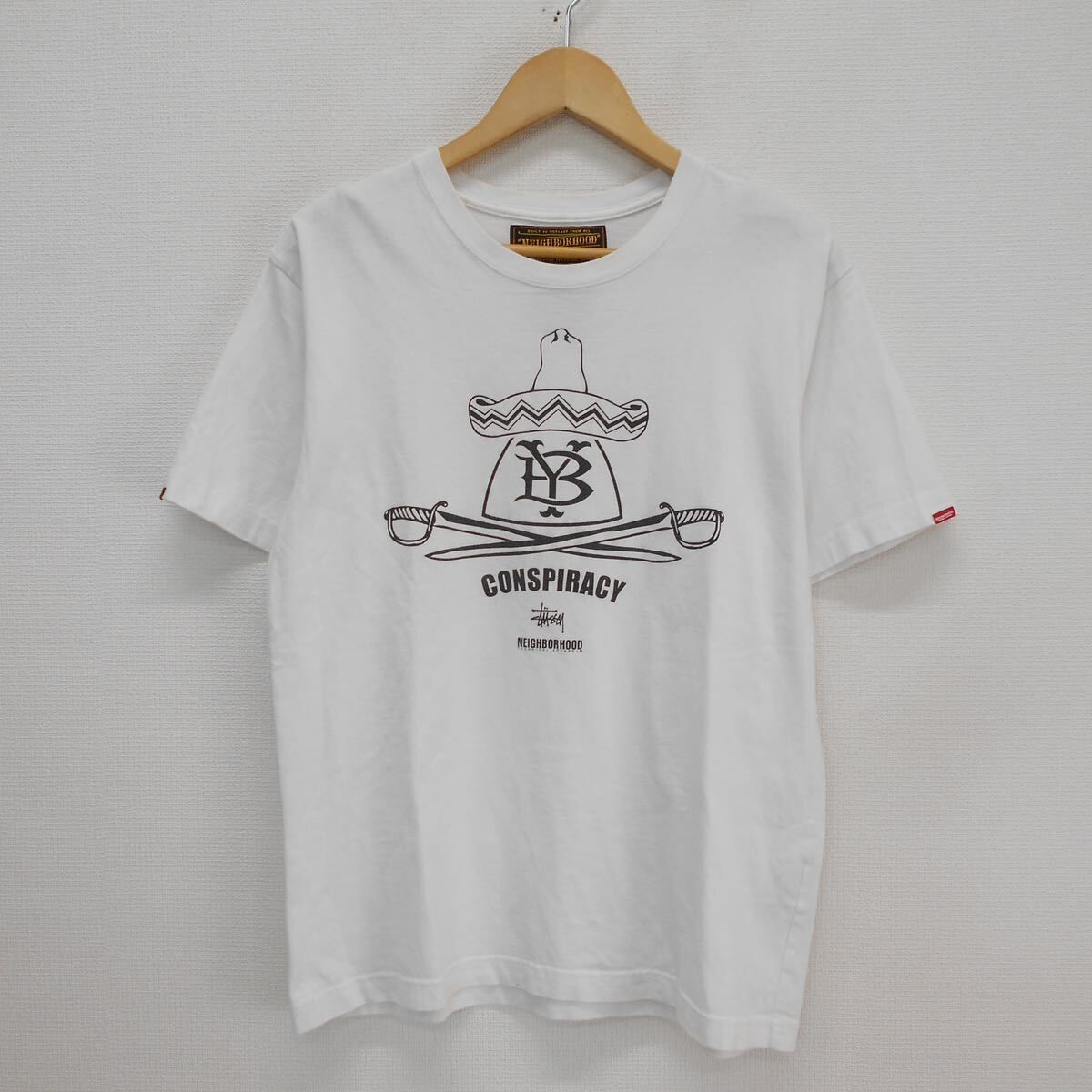 NEIGHBORHOOD × STUSSY ネイバーフッド ステューシー CONSPIRACY 半袖 