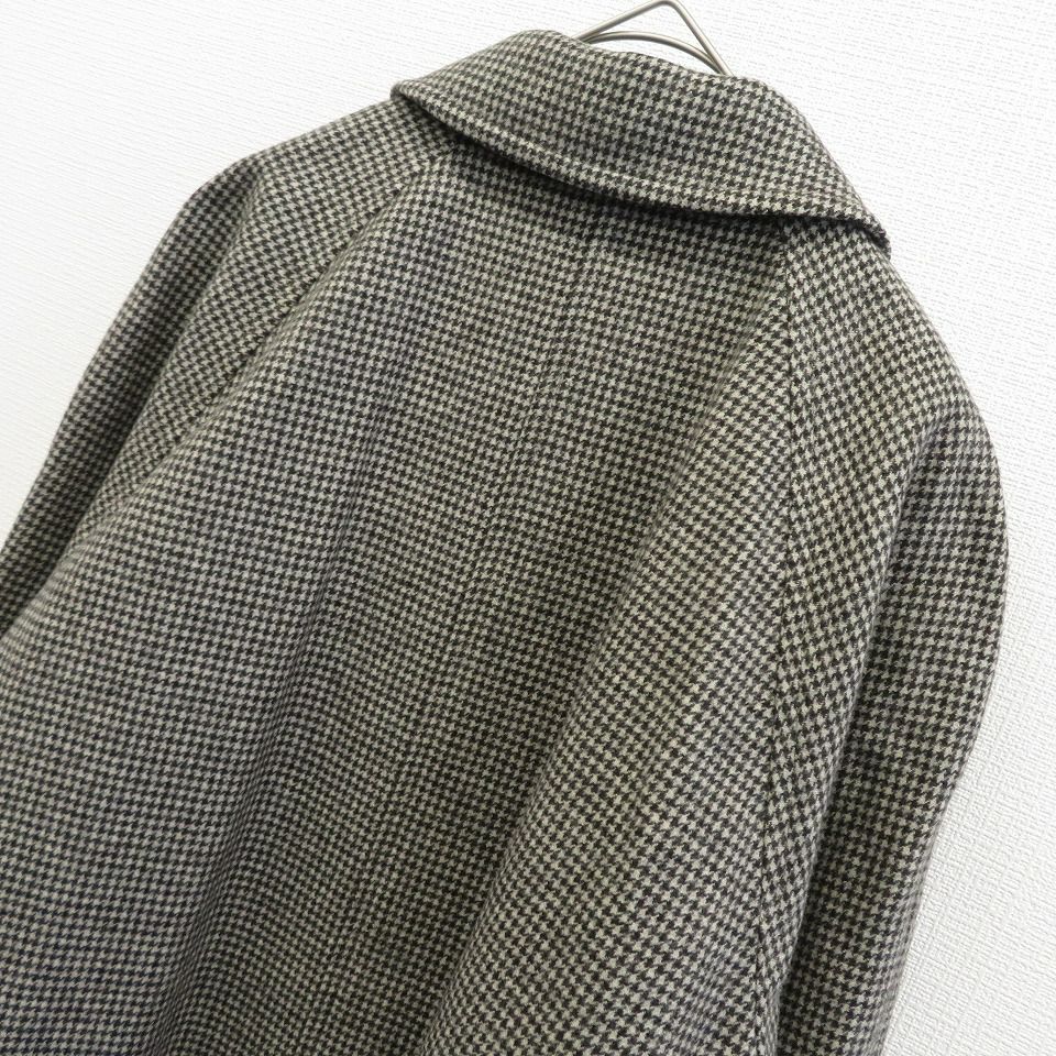 極美品　マーガレットハウエル　千鳥柄　ウール　チェスターコート マーガレット・ハウエル MargaretHowell コート ロング ステンカラー