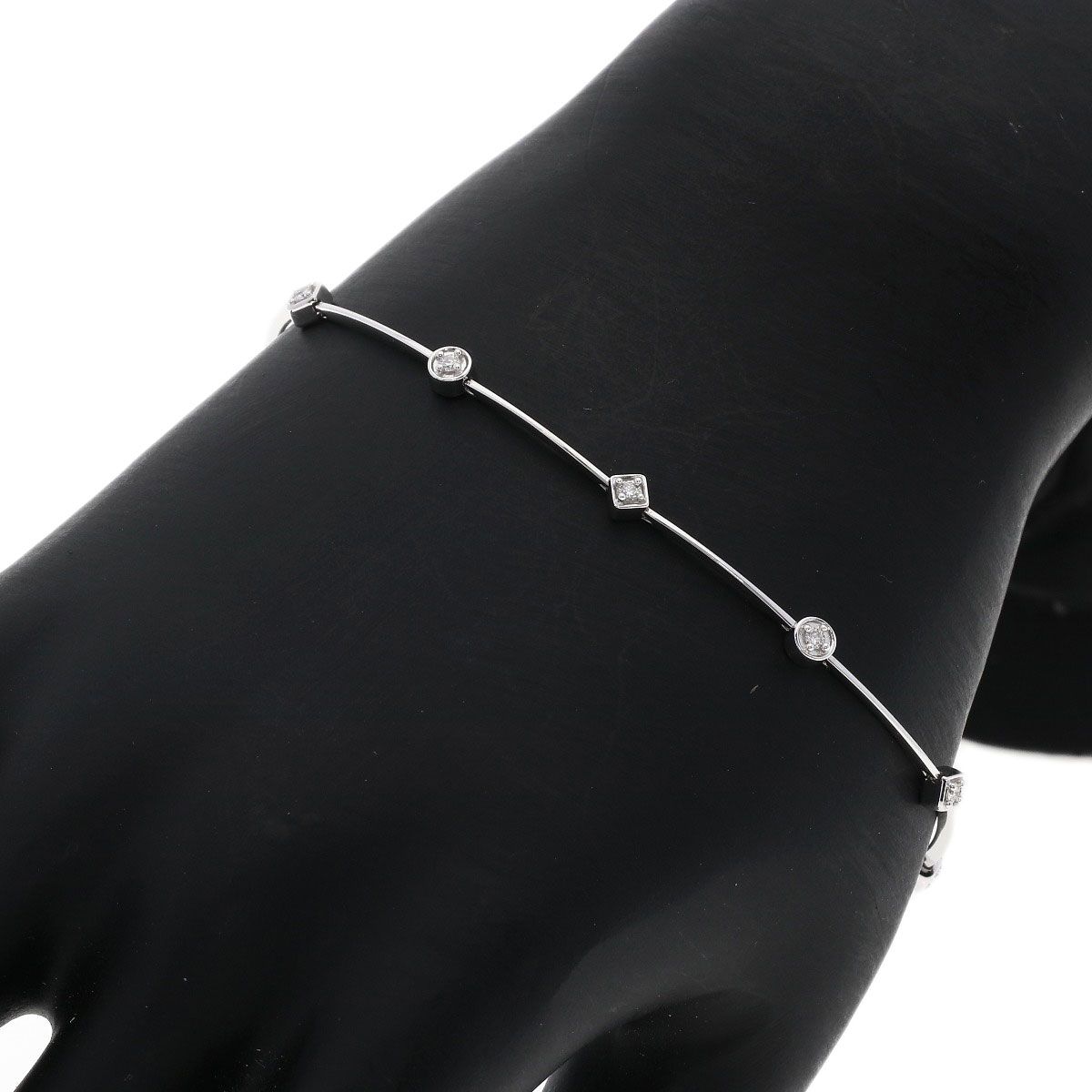 TASAKI タサキ ダイヤモンド ブレスレット K18WG レディース