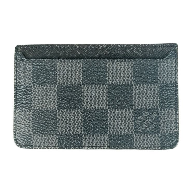 名刺入れ カードケース ダミエ グレー 美品 極美品】ルイヴィトン