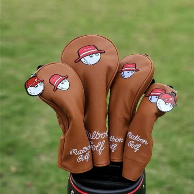 Malbon golf マルボンゴルフ ヘッドカバー4点セット - メルカリ
