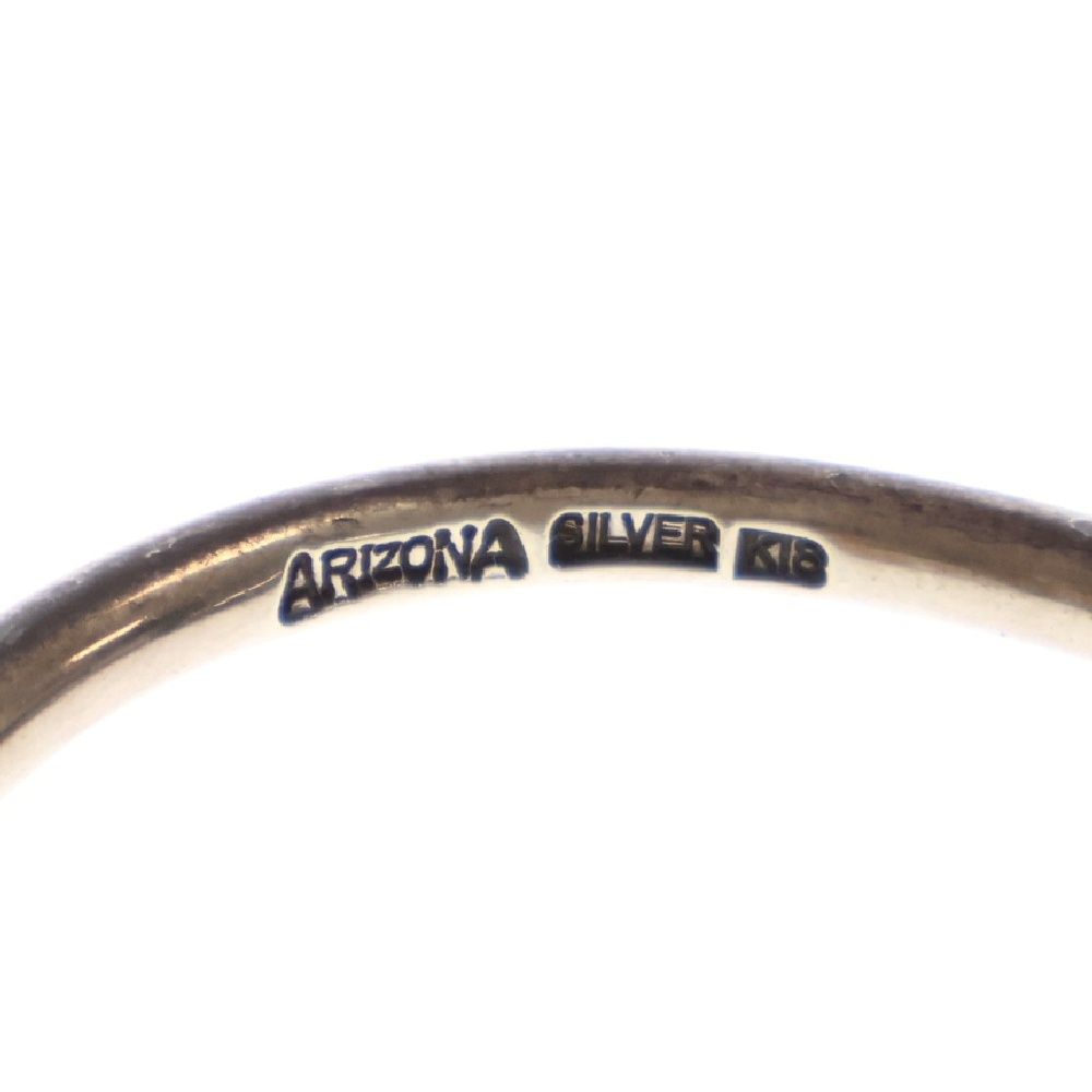 税込41,580円 アリゾナフリーダム 太陽神 K18 シルバーバングル ARIZONA FREEDOM アリゾナ フリーダム 太陽神 バングル SILVER