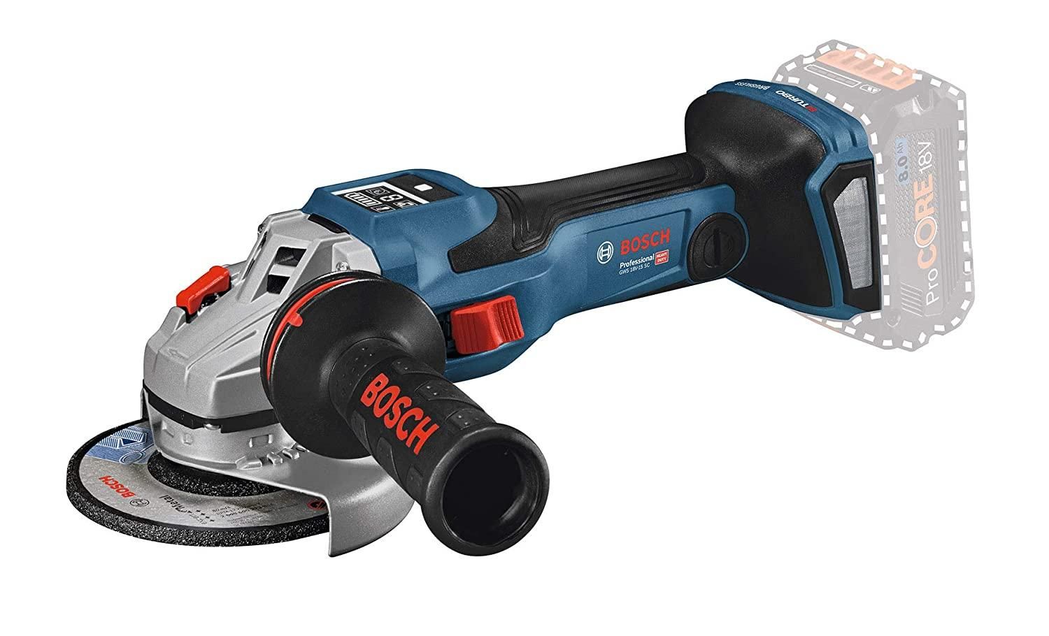 2営業日で発送 BOSCH ボッシュ Bosch Professional ボッシュ 18V コードレスディスクグラインダー 本体のみ キャリングケース付 GWS18V-15SC4H