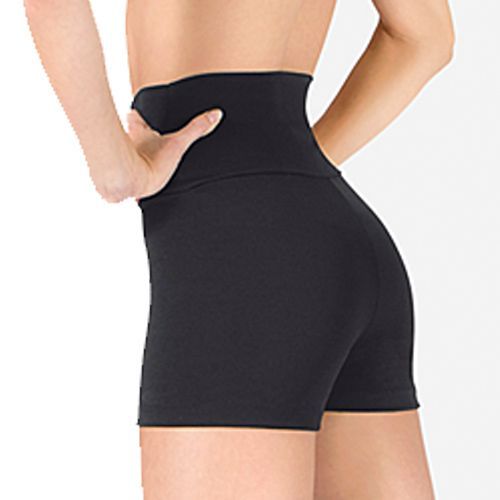 【ブラック】XS ショートパンツ バレエウォームアップ Capezio カペジオ ジュニア用 黒 ウエスト2スタイル楽しめる 新品未使用【匿名配送＋100円】|tb131-black-XS|