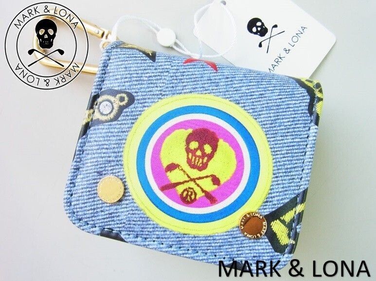 MARK-LONA マーク＆ロナ All my Loving Ball Pouch 15 th Anniversary ボールポーチ MLS-3 A-SB 33 ブルー水色