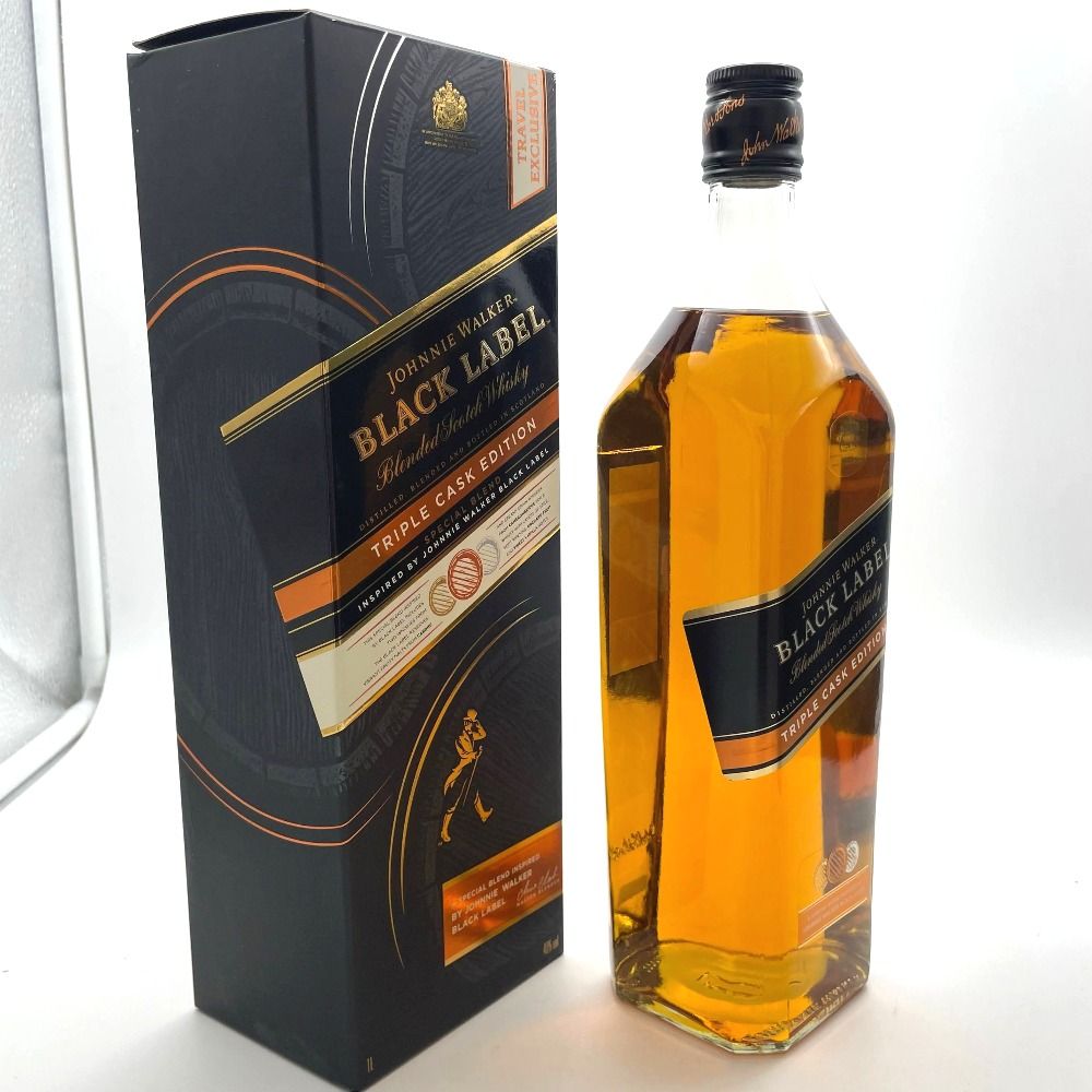 【新品・免税店限定品】ジョニーウォーカー トリプルカスク 1L J/W BLACK TRIPLE CASK 1L