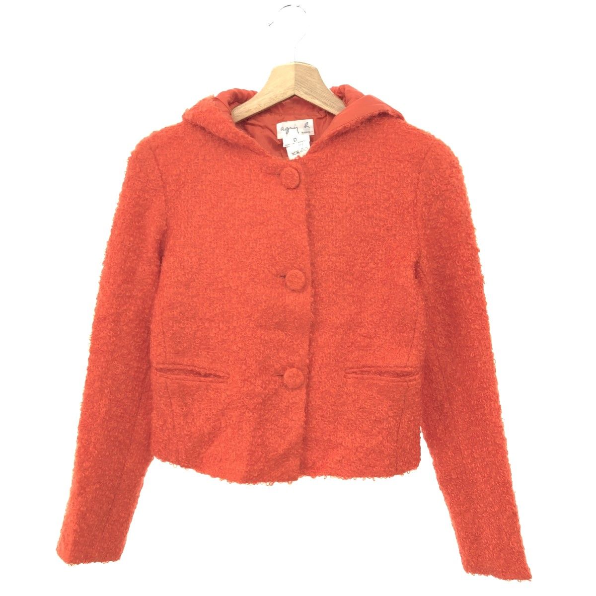 T909:アニエスベーa gnes b. 羊毛ショートコート 日本製 楽天市場