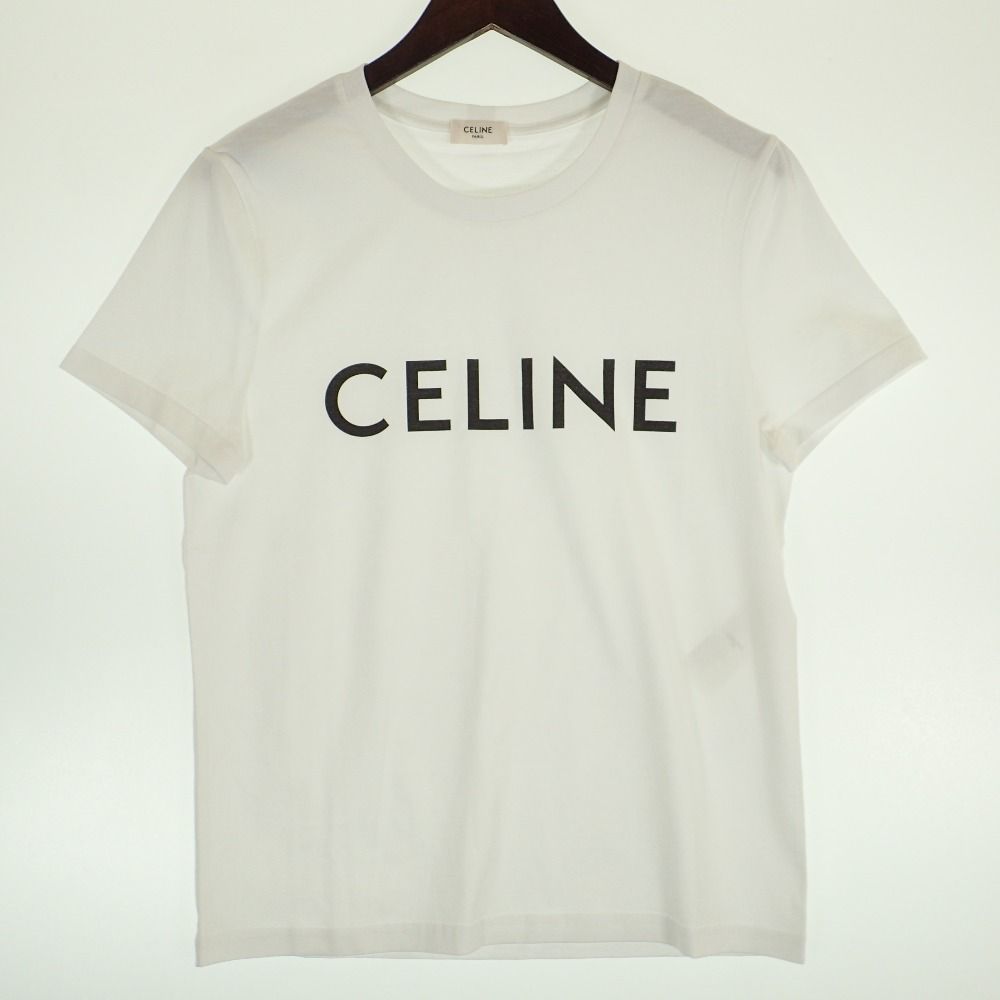 CELINE セリーヌ ホワイト 2X314 916G 01OB ロゴ スウェット