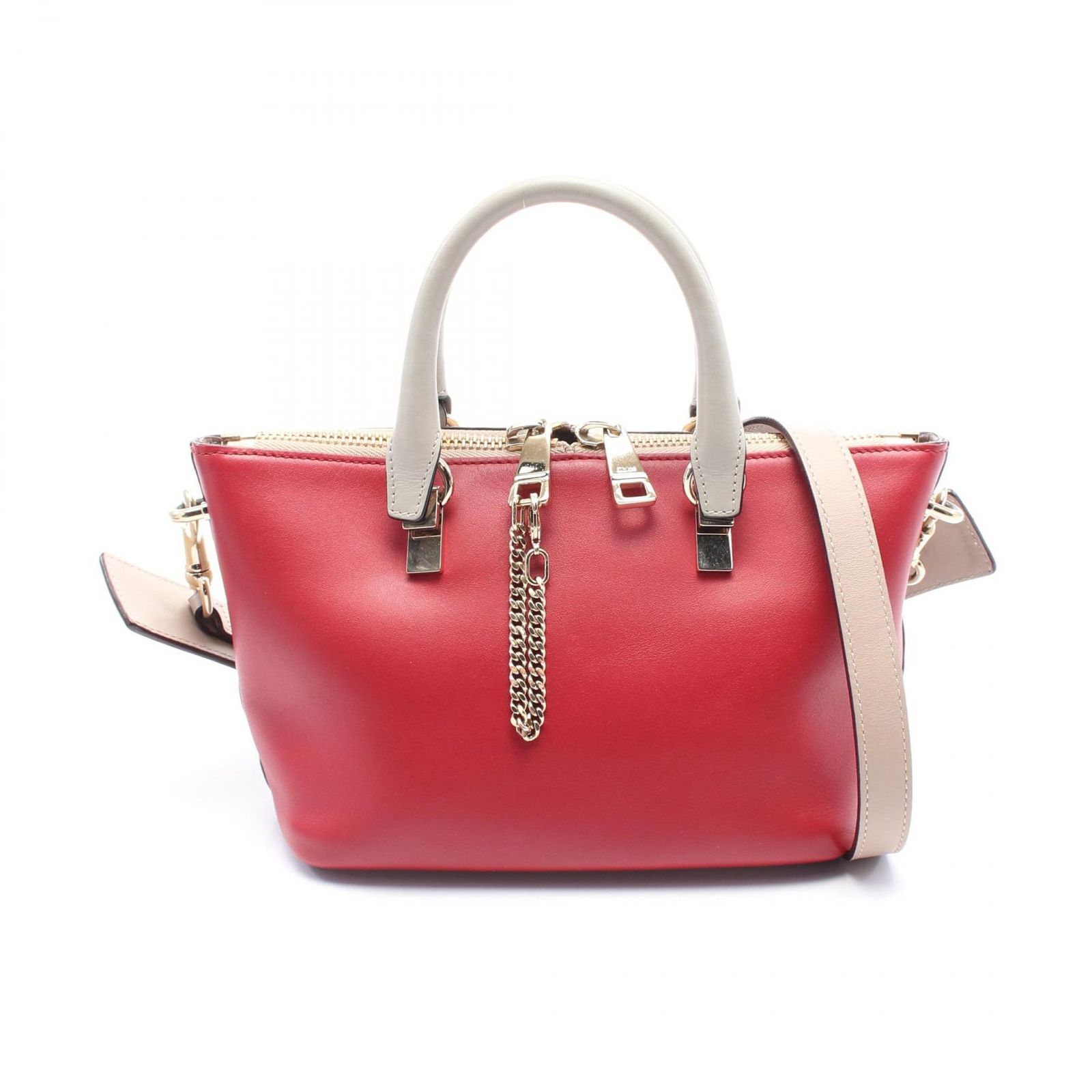 Chloe ベイリー　バイカラー　クロエ　ミニバッグ　美品　　正規購入 Chloe BAYLEE mini ベイリー / クロエ 牛革 バイカラー 2WAY