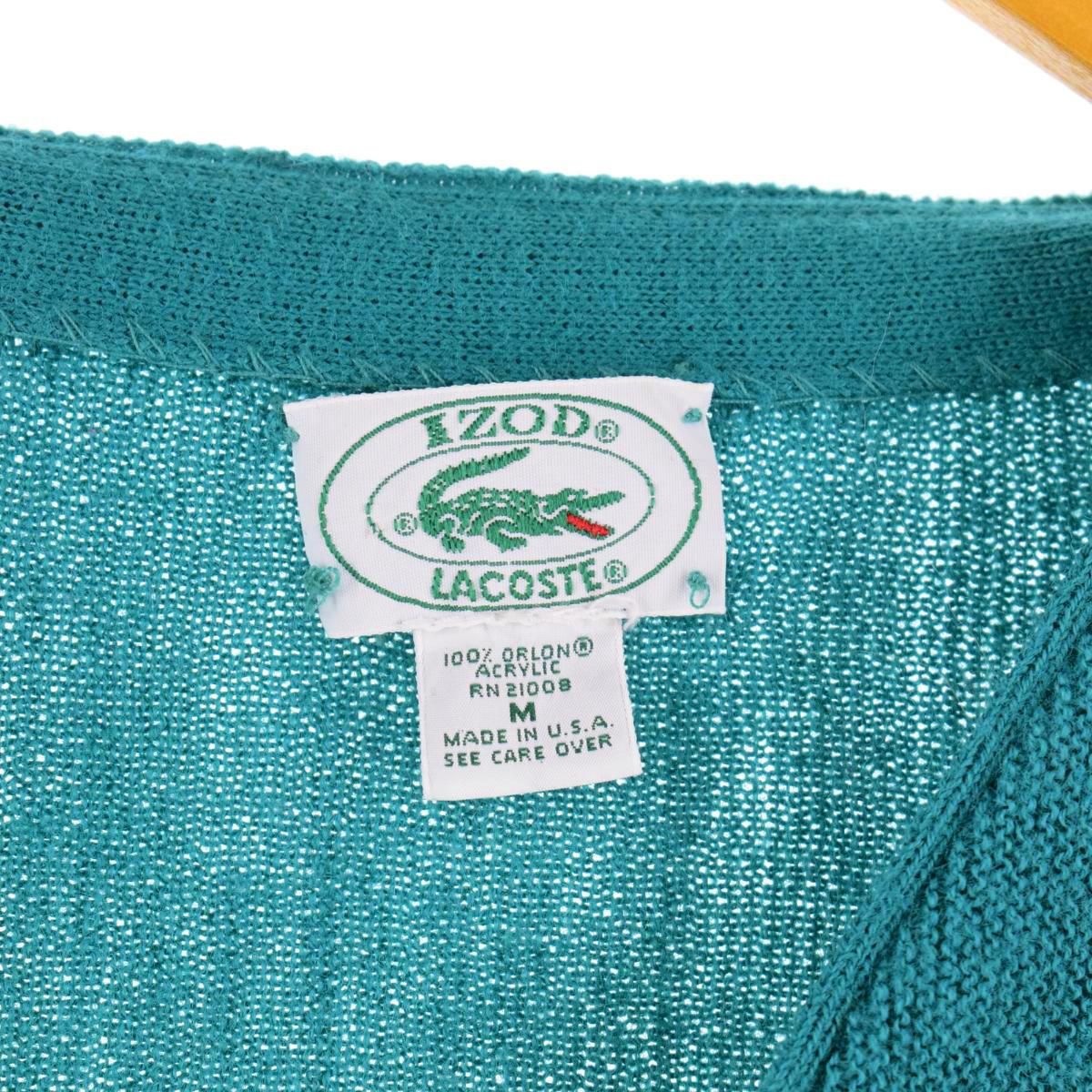 古着 80年代～90年代 ラコステ LACOSTE IZOD アクリルニット