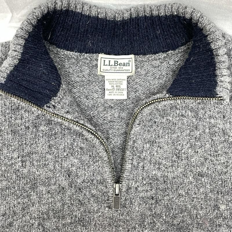 shop..h様 L.L.Bean(エルエルビーン) / ハーフジップセーター/エルボー