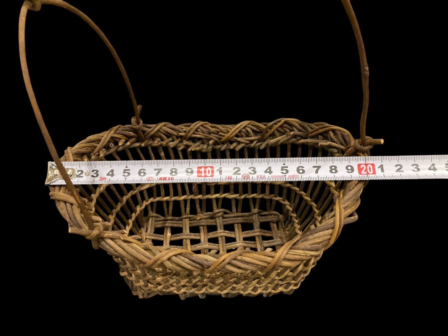 茶道具 あけび 釣舟花入 編籠 工芸 古民具 古美術 骨董 船籠