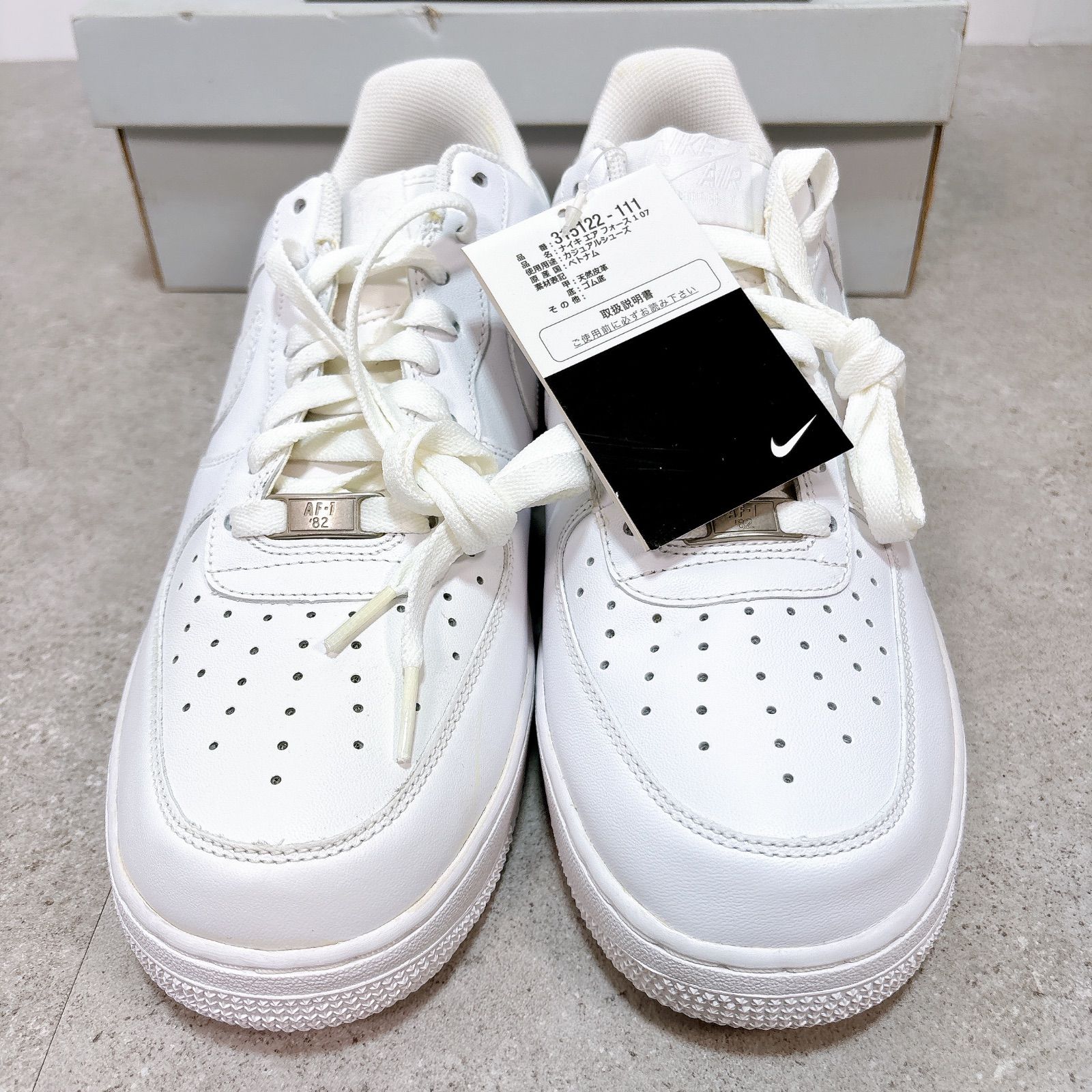 新品未使用！ NIKE ナイキ AIR FORCE Ⅰ エアフォース1 白 ホワイト 