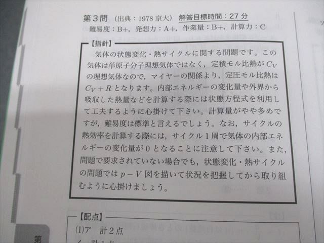 鉄緑会 高3 物理受験講座 問題集 テキスト 状態良い 2024 017S0D 物理