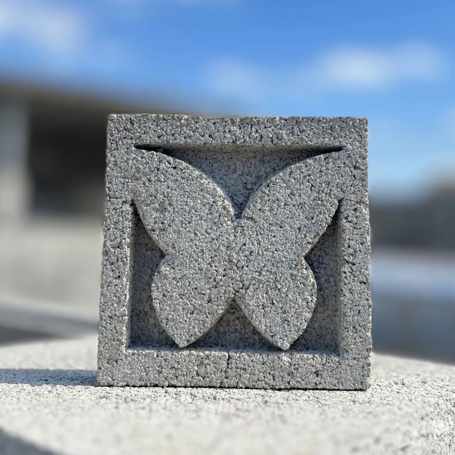 沖縄県生産　大人気　花ブロック　4個セット 沖縄県生産 大人気 花ブロック 4個セット