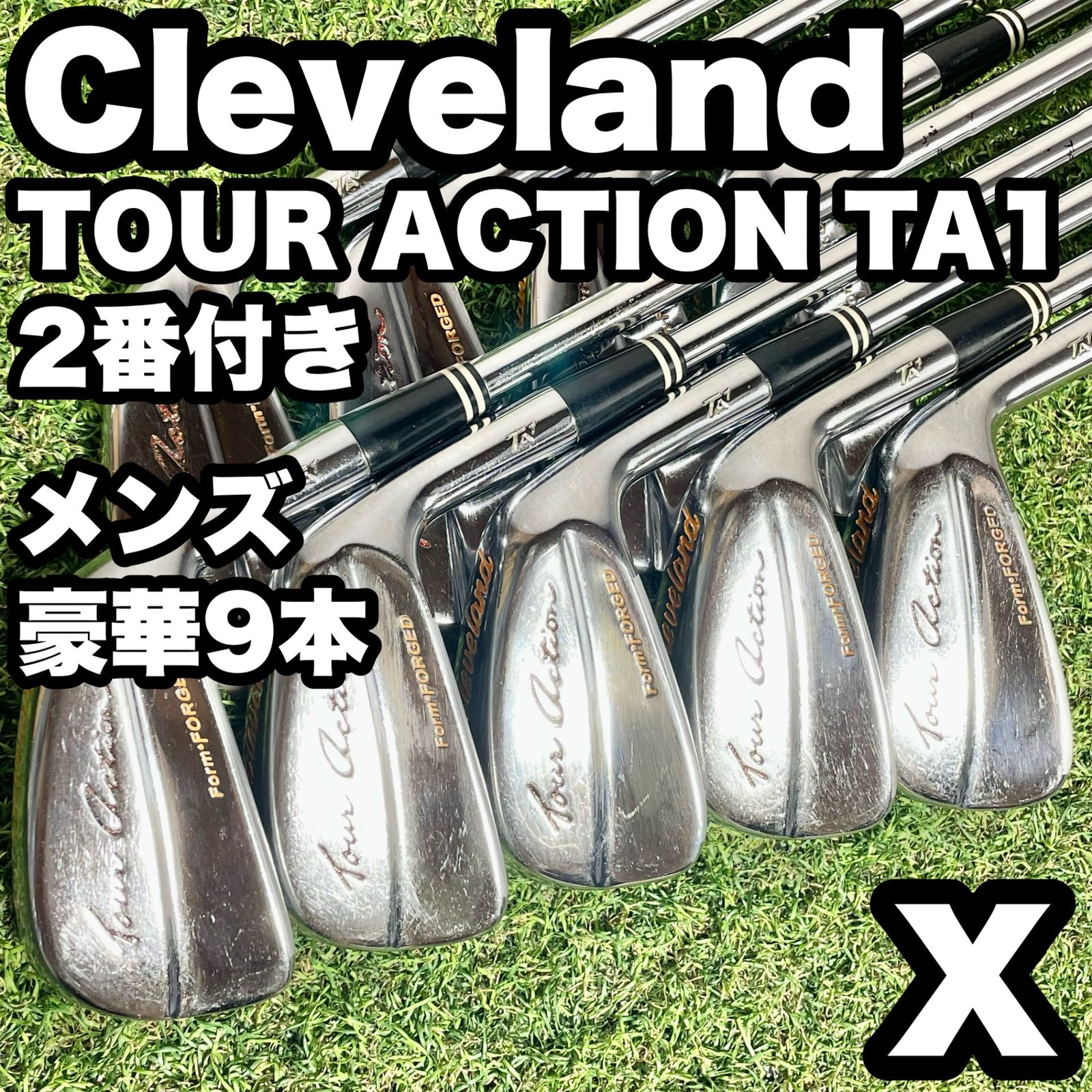 Cleveland TOURACTION TA1 アイアンセット 2番付き 豪華9本 メンズ X 