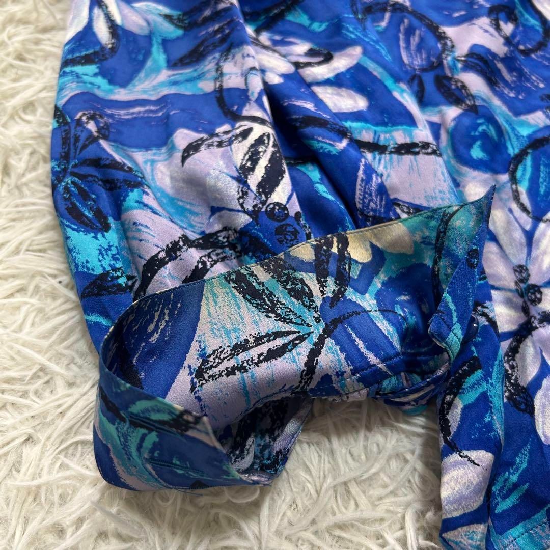 シルクシャツ 長袖