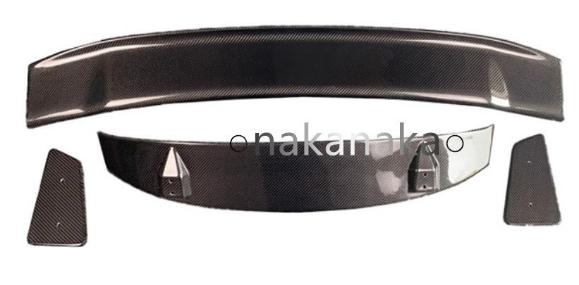 SUZUKI スイフト スポーツ 4代目 ZC33S ハーフカーボン リア スポイラー JD型 2017 09-現行 4分割 貼付タイプ FFCRYSTALESIA_COM