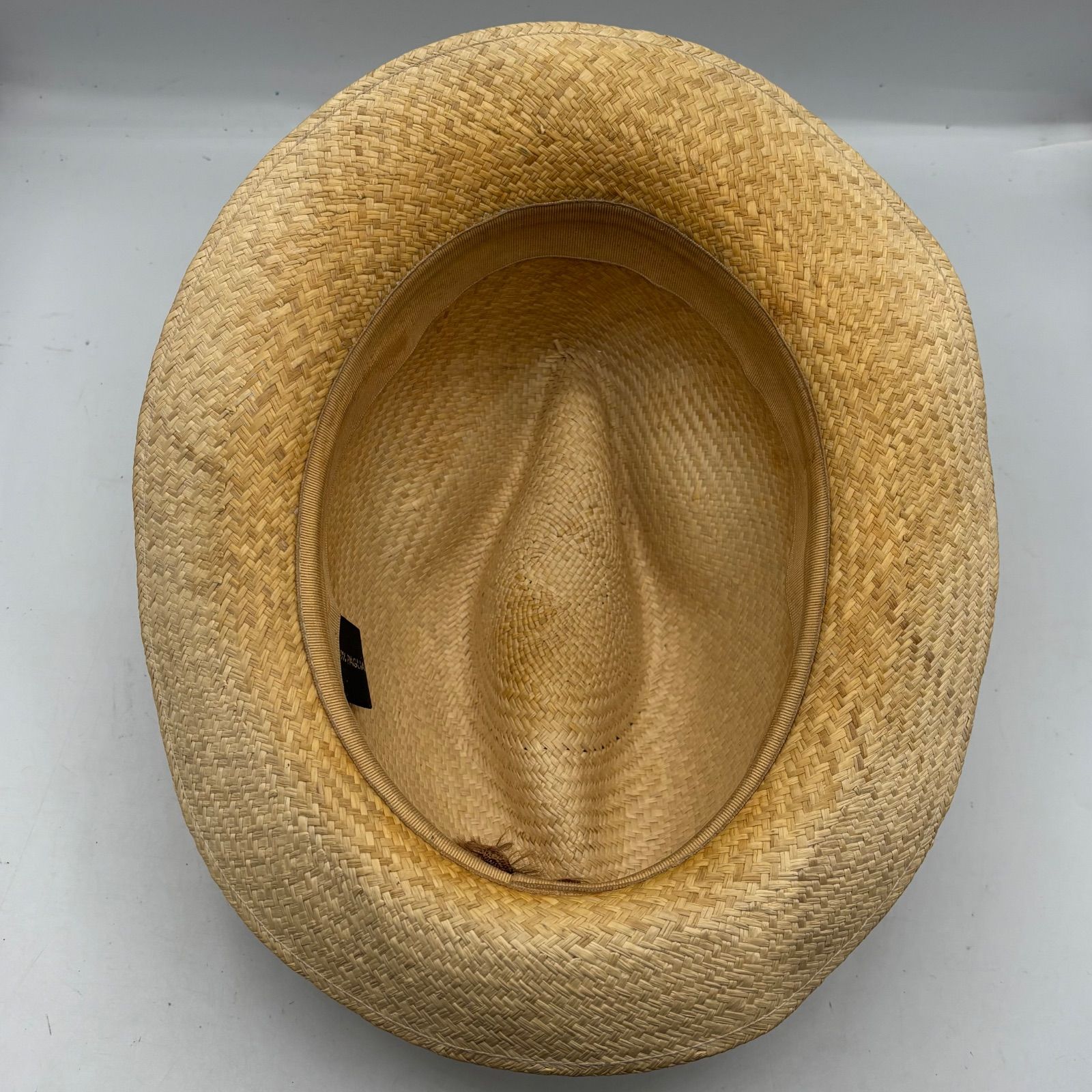 BORSALINO ボルサリーノ 美品 中折れ ハット ストローハット PAGLIA