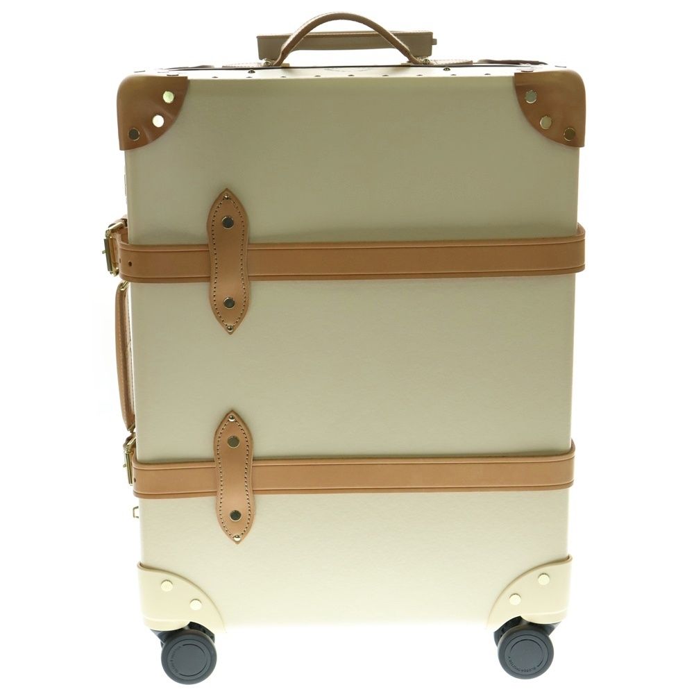 GLOBE-TROTTER グローブトロッター Safari 4 Wheel Carry-on Case トラベルバック キャリーケース スーツケース アイボリー サファリ レザー