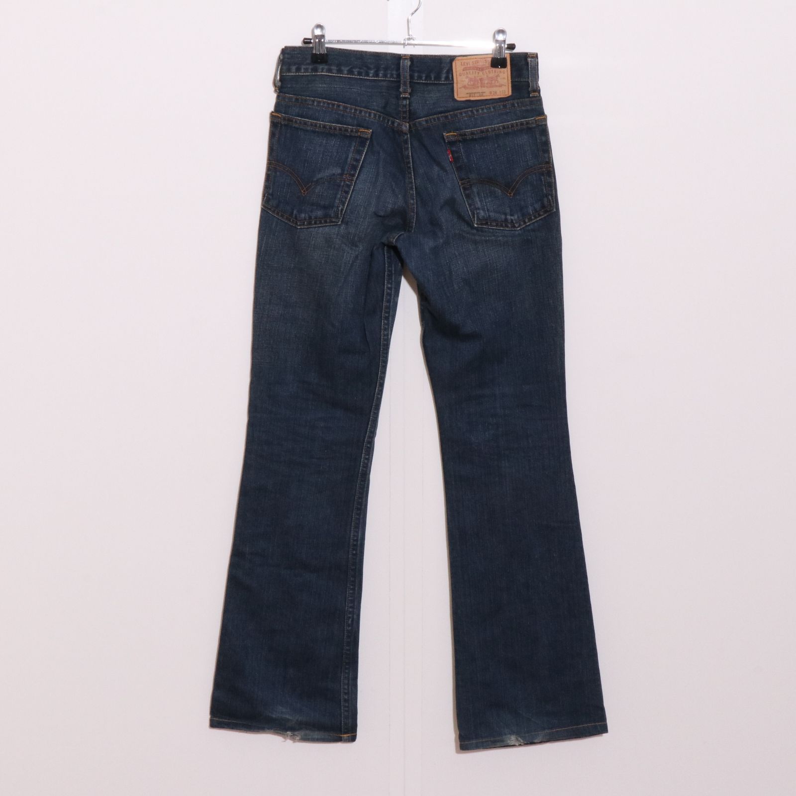 Levi's データプレス ネイビー ブーツカット Levi's データプレス ネイビー ブーツカット