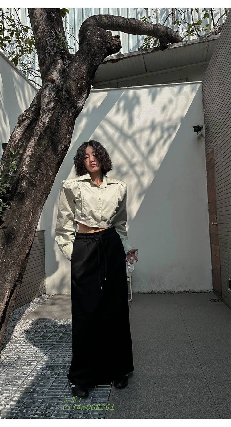 シャツ長袖韓国ファッ vii4w008261