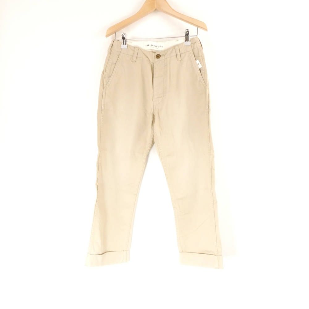 【美品】THE SHINZONE ベージュ チノパン34 美品 THE SHINZONE ザ シンゾーン パンツ 34 Sサイズ相当